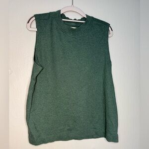 Pact‎ mens muscle tee organic cotton green tank top